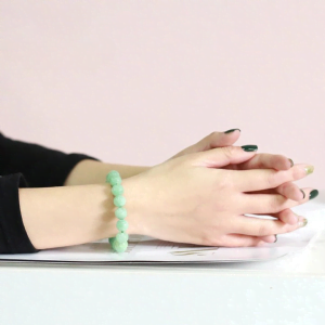 Bracelet en Jade Véritable - Bracelet Pierre Naturelle - Yogazen