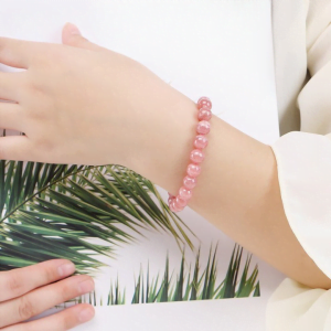 Bracelet Rhodochrosite Véritable - Bracelet Pierre Naturelle - Yogazen