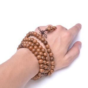 Mala Tibétain en Bois de Santal - 108 Perles - Non classé - Yogazen