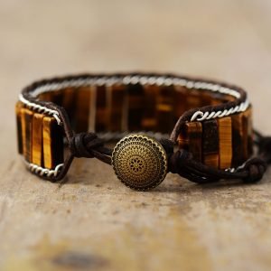 Bracelet Wrap Protection en Oeil de Tigre - Non classé - Yogazen