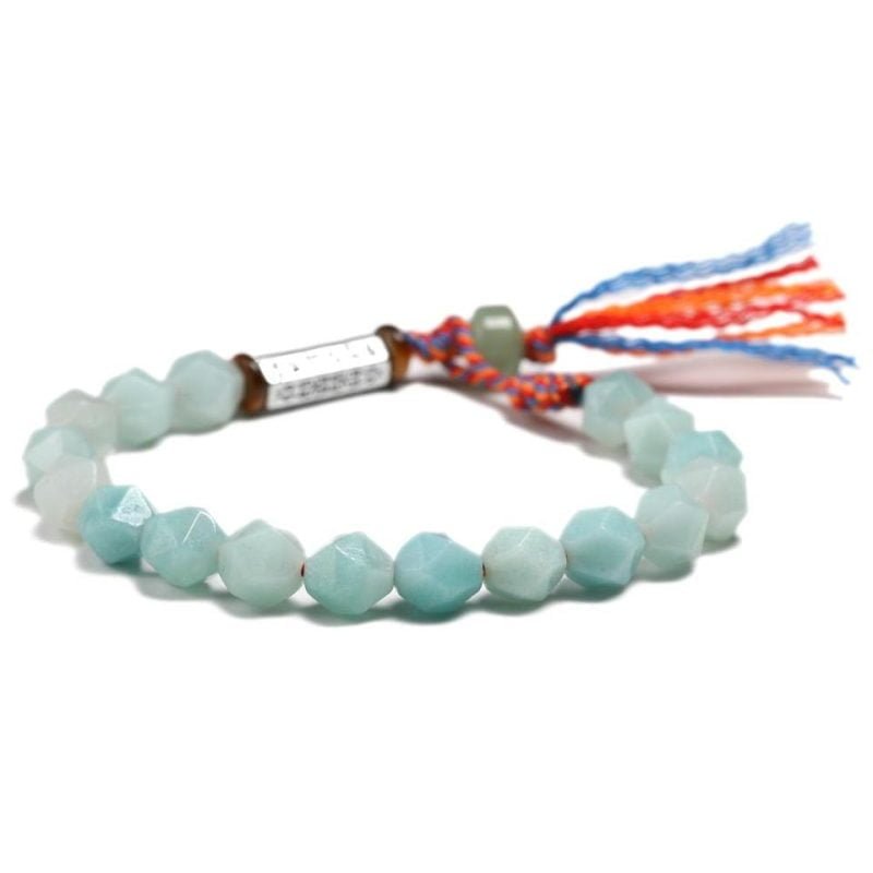 Bracelet Porte Bonheur Tibétain – Amazonite - Bracelet Amazonite - Yogazen