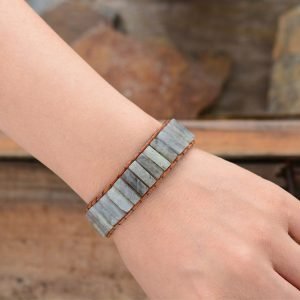 Bracelet Labradorite Wrap - Bracelet Pierre Homme - Yogazen