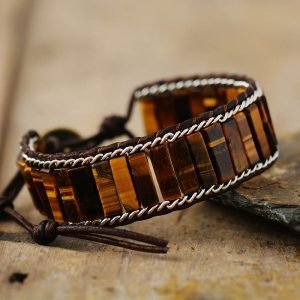Bracelet Wrap Protection en Oeil de Tigre - Non classé - Yogazen