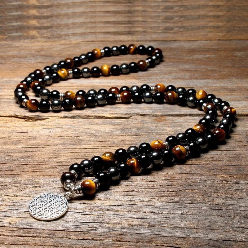 Mala Tibétain Protection - Bijoux Fleur de Vie - Yogazen
