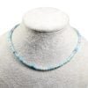 Collier en Aigue Marine - Ras le Cou - Collier Pierre Naturelle - Yogazen