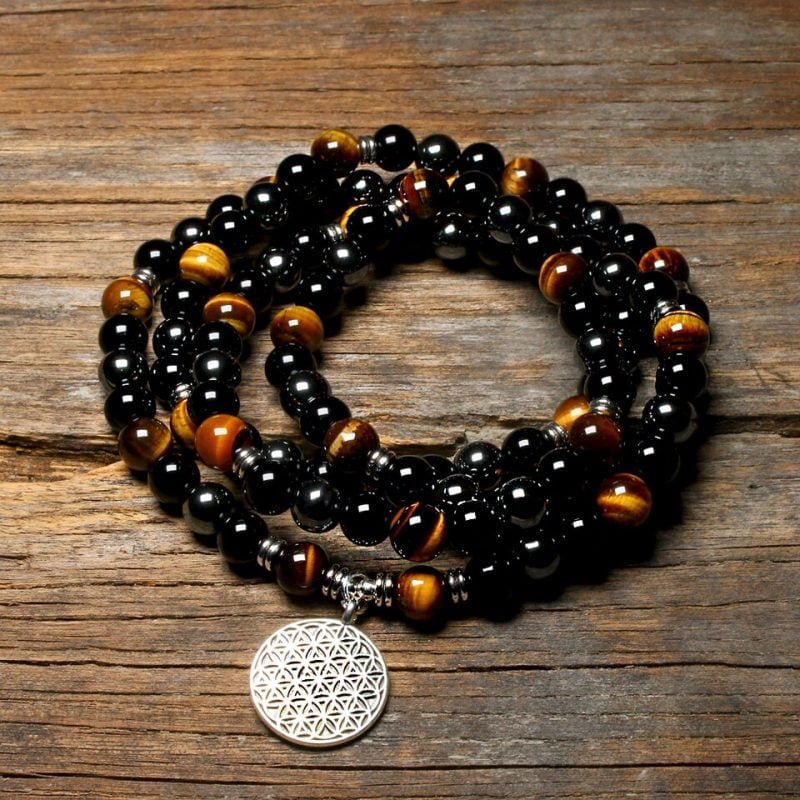 Mala Tibétain Protection - Bijoux Fleur de Vie - Yogazen