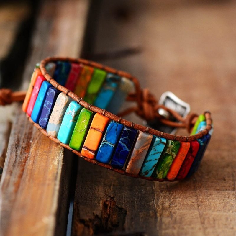 Bracelet Wrap 7 Chakras - Bracelet Chakra - Yogazen