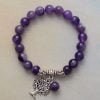 Bracelet Améthyste et Arbre de Vie - Bijoux Arbre de Vie - Yogazen
