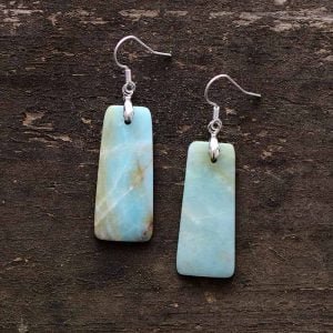 Boucles d'Oreilles Amazonite 