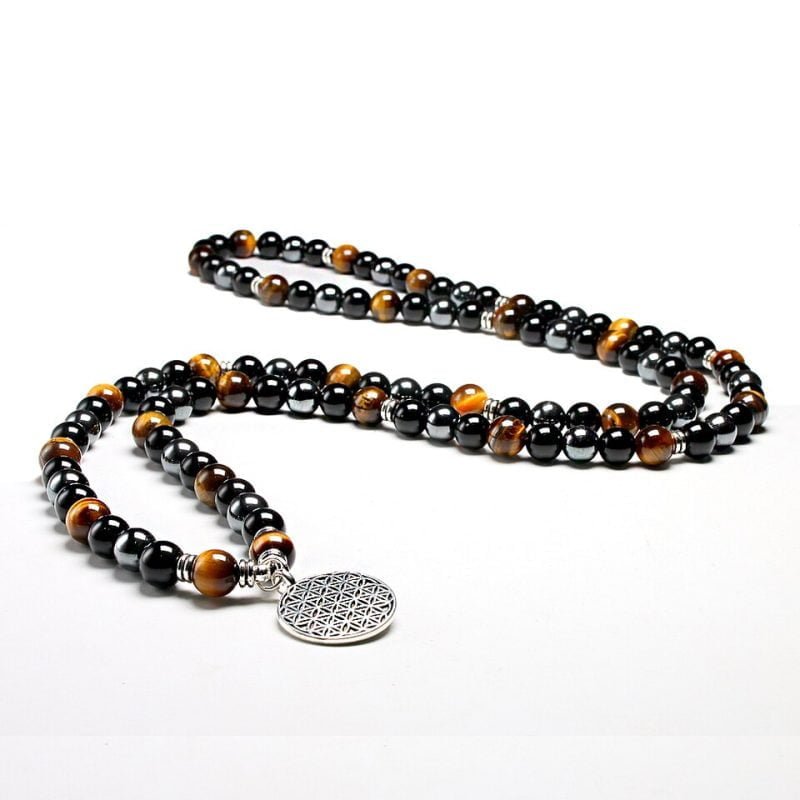 Mala Tibétain Protection - Bijoux Fleur de Vie - Yogazen