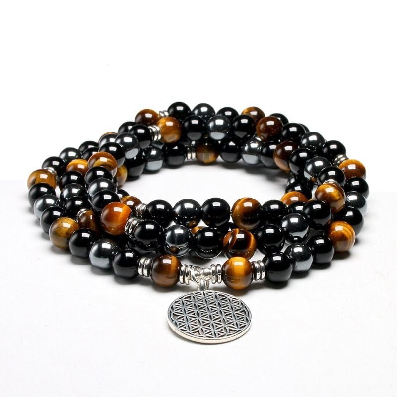 Mala Tibétain Protection - Bijoux Fleur de Vie - Yogazen