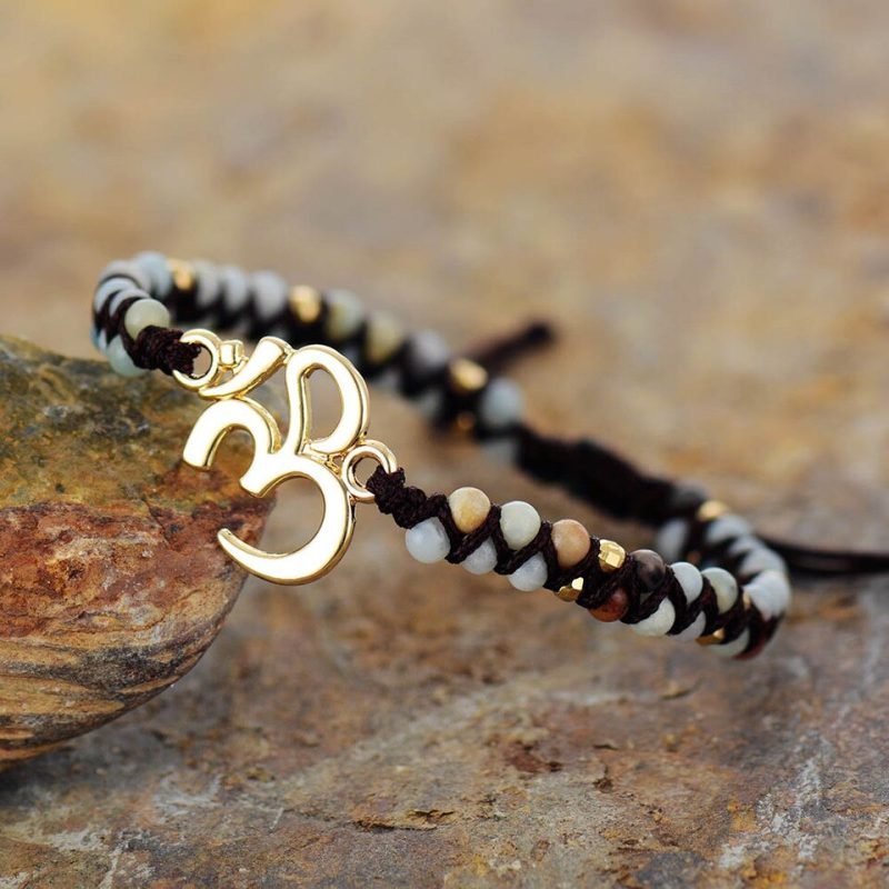 Bracelet Shamballa Bouddhiste - Bracelet Amazonite - Yogazen