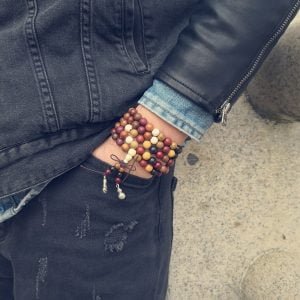 Mala Tibétain Bois de Santal - Bracelet en Bois - Yogazen