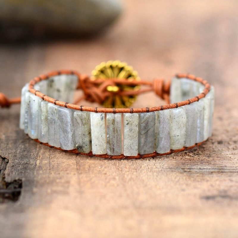 Bracelet Labradorite Wrap - Bracelet Pierre Homme - Yogazen