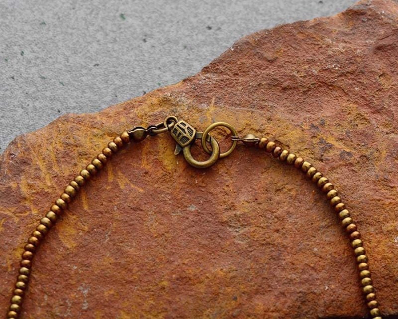 Collier avec des Pierres d'Améthyste - Collier Pierre Naturelle - Yogazen