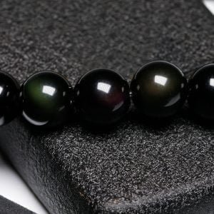 Bracelet Mala Bouddhiste en Obsidienne - Non classé - Yogazen