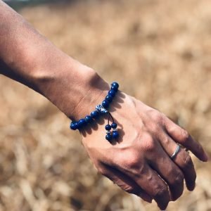 Bracelet Tibétain en Lapis Lazuli - Bracelet Pierre Homme - Yogazen