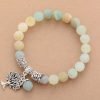 Bracelet Arbre de Vie en Amazonite Brute - Bracelet Arbre de Vie - Yogazen
