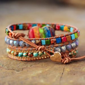 Bracelet Wrap Coeur des 7 Chakras - Non classé - Yogazen