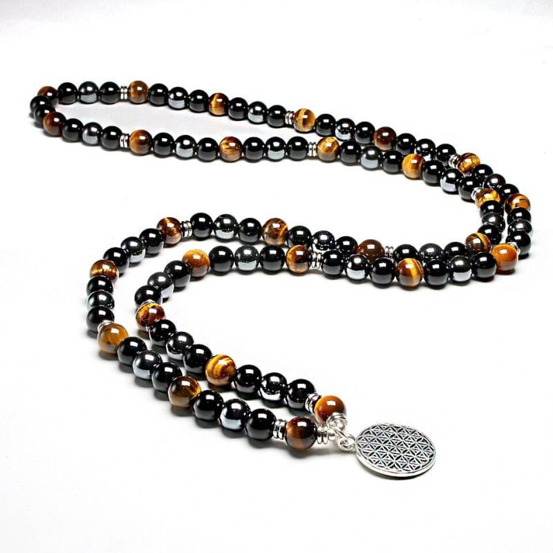 Mala Tibétain Protection - Bijoux Fleur de Vie - Yogazen