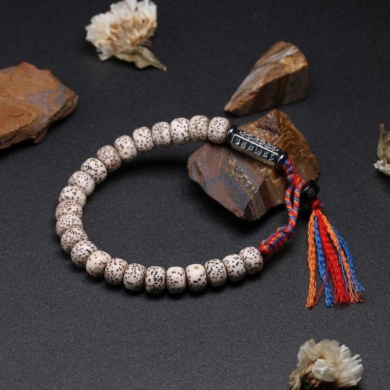 Bracelet Porte Bonheur Tibétain – Graine de Bodhi - Bracelet Tibétain - Yogazen