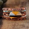 Bracelet Wrap Confiance en Soi - Bracelet Pierre Naturelle - Yogazen