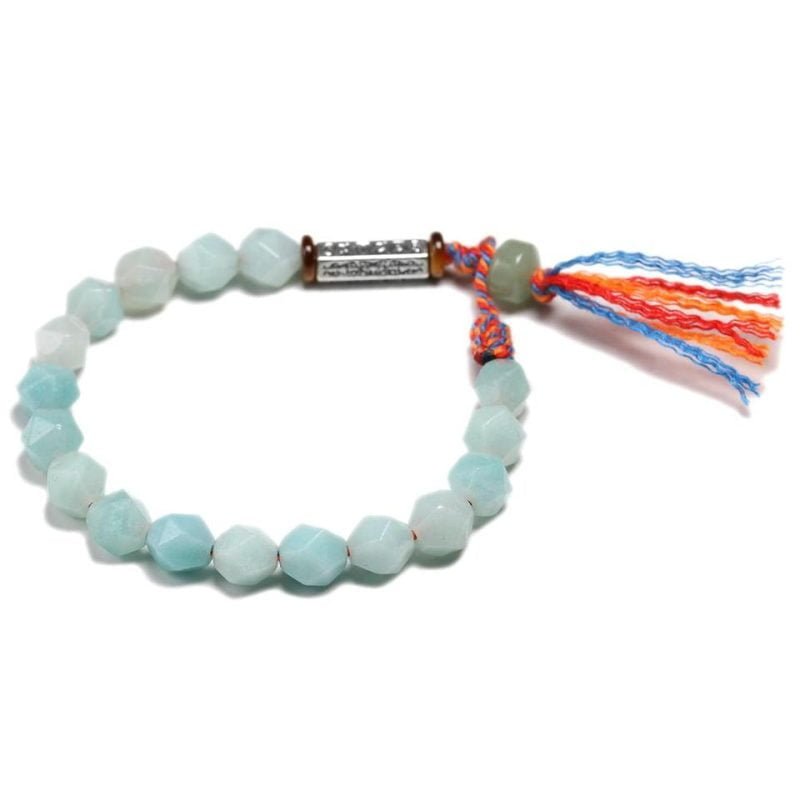 Bracelet Porte Bonheur Tibétain – Amazonite - Bracelet Amazonite - Yogazen