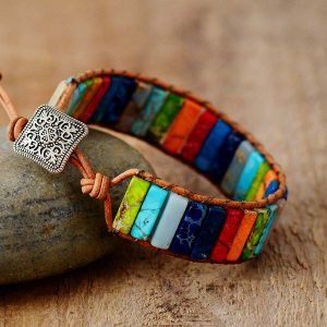 Bracelet Wrap 7 Chakras - Bracelet Chakra - Yogazen
