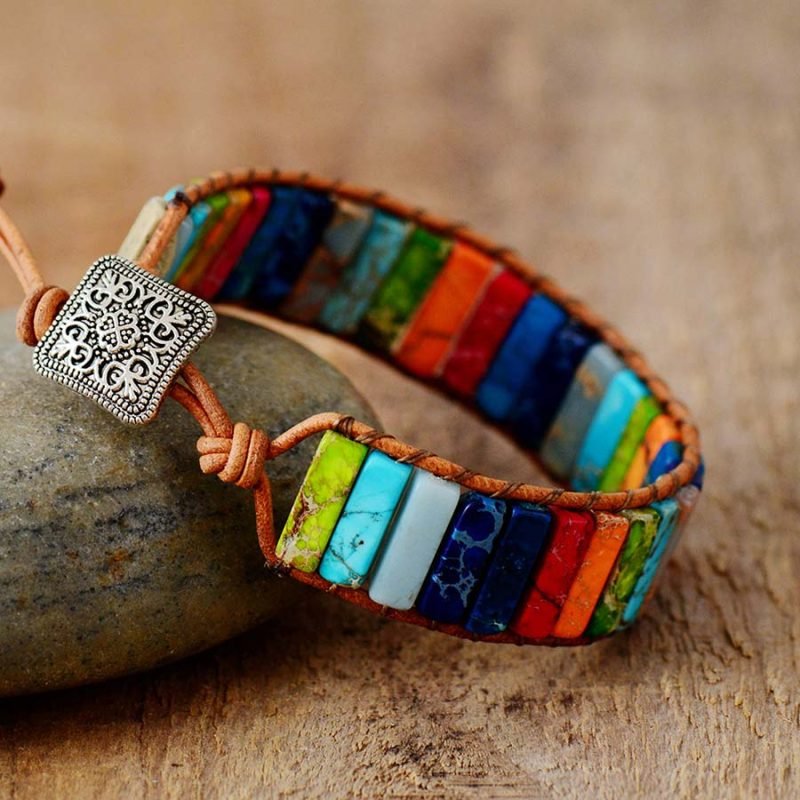 Bracelet Wrap 7 Chakras - Bracelet Chakra - Yogazen