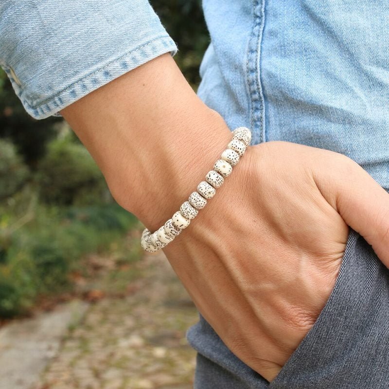 Bracelet Porte Bonheur Tibétain – Graine de Bodhi - Bracelet Tibétain - Yogazen