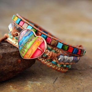 Bracelet Wrap Coeur des 7 Chakras - Non classé - Yogazen