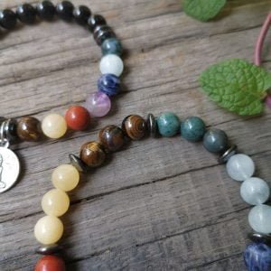 Bracelet 7 Chakras en Pierres Naturelles - Bracelet Pierre Naturelle - Yogazen