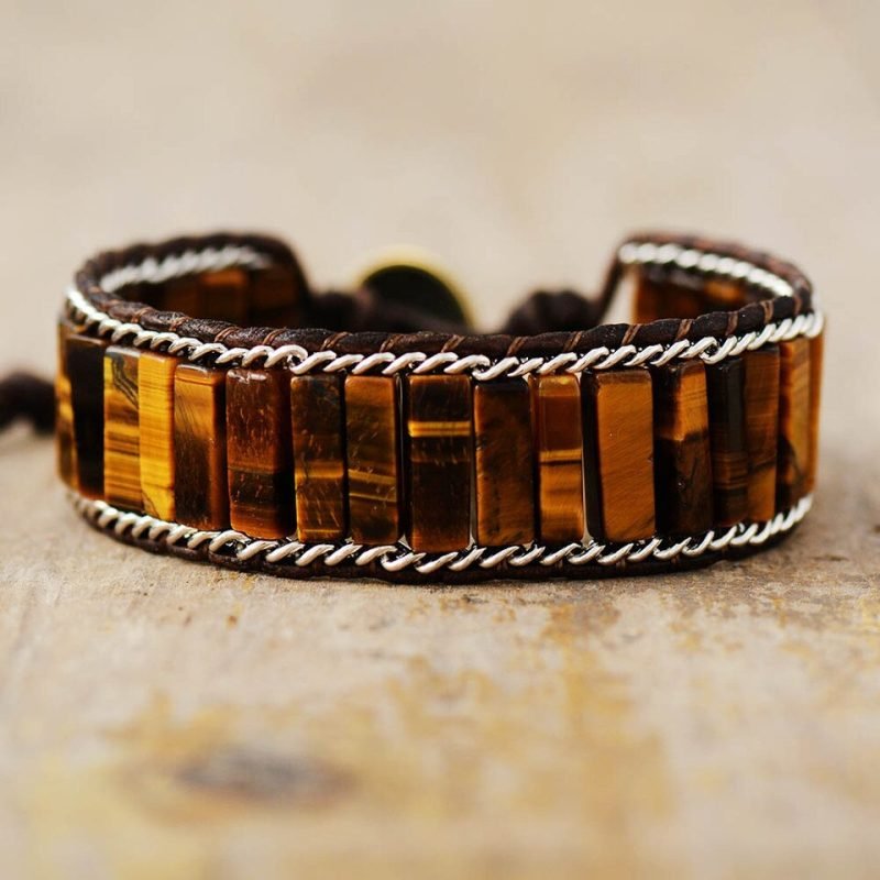Bracelet Wrap Protection en Oeil de Tigre - Non classé - Yogazen