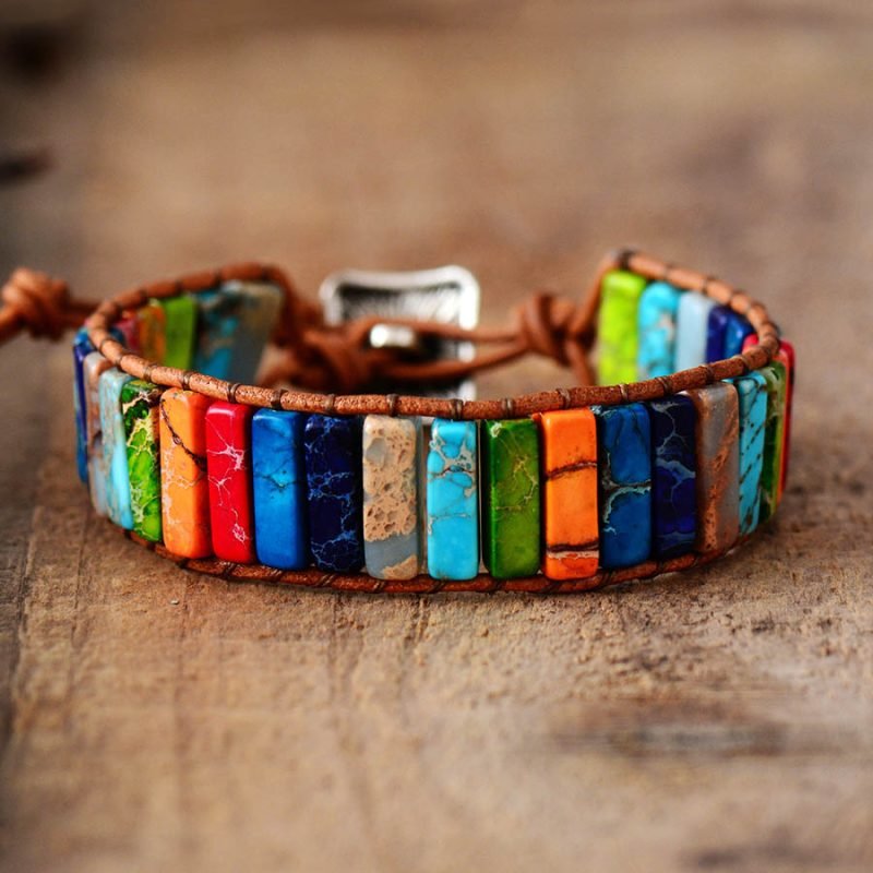 Bracelet Wrap 7 Chakras - Bracelet Chakra - Yogazen