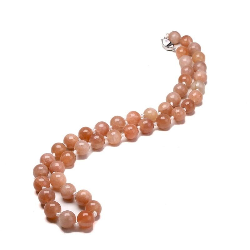 Collier en Pierre de Soleil - Ras le Cou - Collier Pierre Naturelle - Yogazen