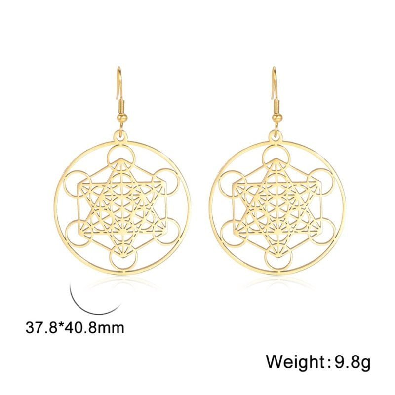 Boucles d’Oreilles Métatron - Bijoux Metatron - Yogazen