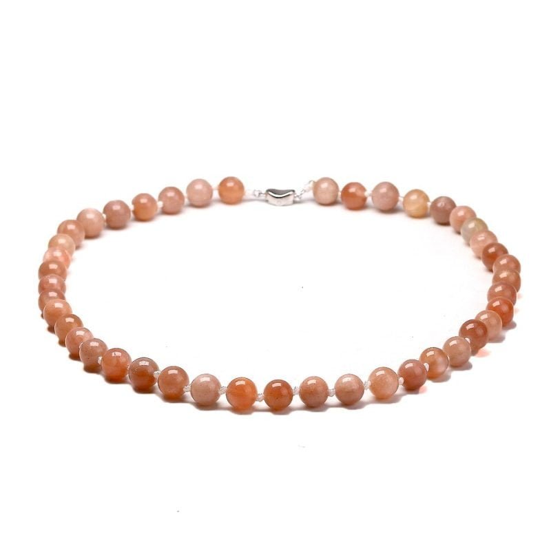 Collier en Pierre de Soleil - Ras le Cou - Collier Pierre Naturelle - Yogazen