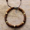 Bracelet Oeil de Tigre – Cordon Ajustable - Bracelet Pierre Naturelle - Yogazen