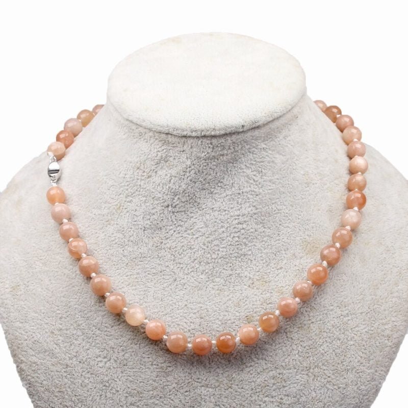 Collier en Pierre de Soleil - Ras le Cou - Collier Pierre Naturelle - Yogazen