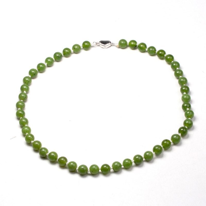 Collier en Jade Verte - Ras le Cou - Collier Pierre Naturelle - Yogazen