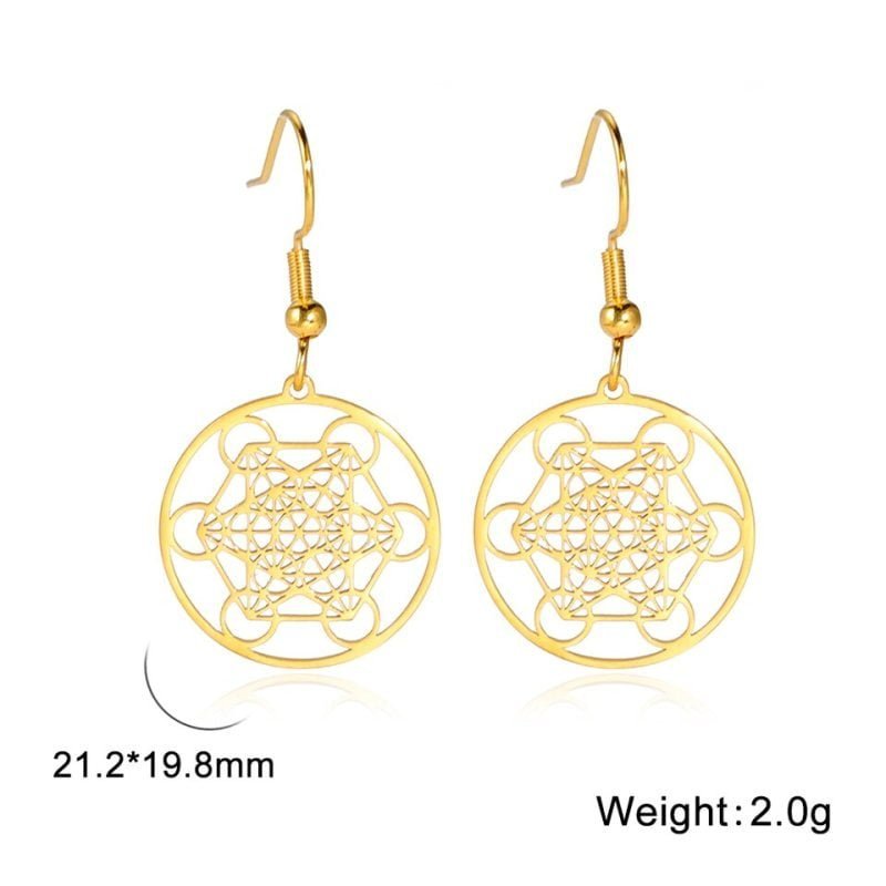 Boucles d’Oreilles Métatron - Bijoux Metatron - Yogazen