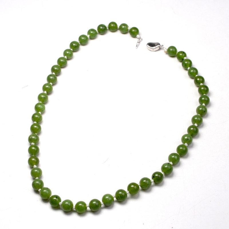 Collier en Jade Verte - Ras le Cou - Collier Pierre Naturelle - Yogazen