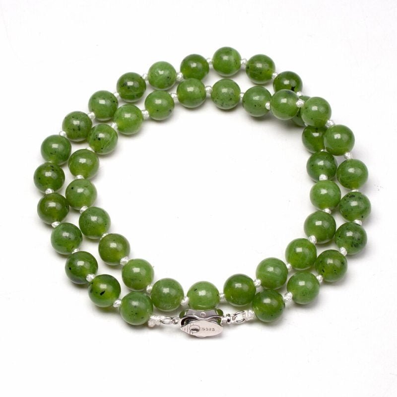 Collier en Jade Verte - Ras le Cou - Collier Pierre Naturelle - Yogazen