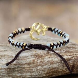 Bracelet Shamballa Bouddhiste - Bracelet Amazonite - Yogazen