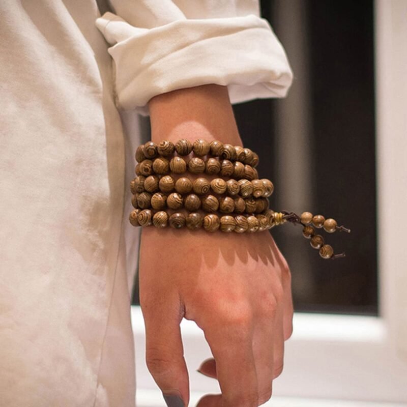 Mala Tibétain en Bois de Santal - 108 Perles - Non classé - Yogazen