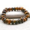 Bracelet Pierre Roulée en Oeil de Tigre - Bracelet Pierre Naturelle - Yogazen