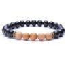 Bracelet en Bois d’Ébène et Bois de Cèdre - Bracelet en Bois - Yogazen
