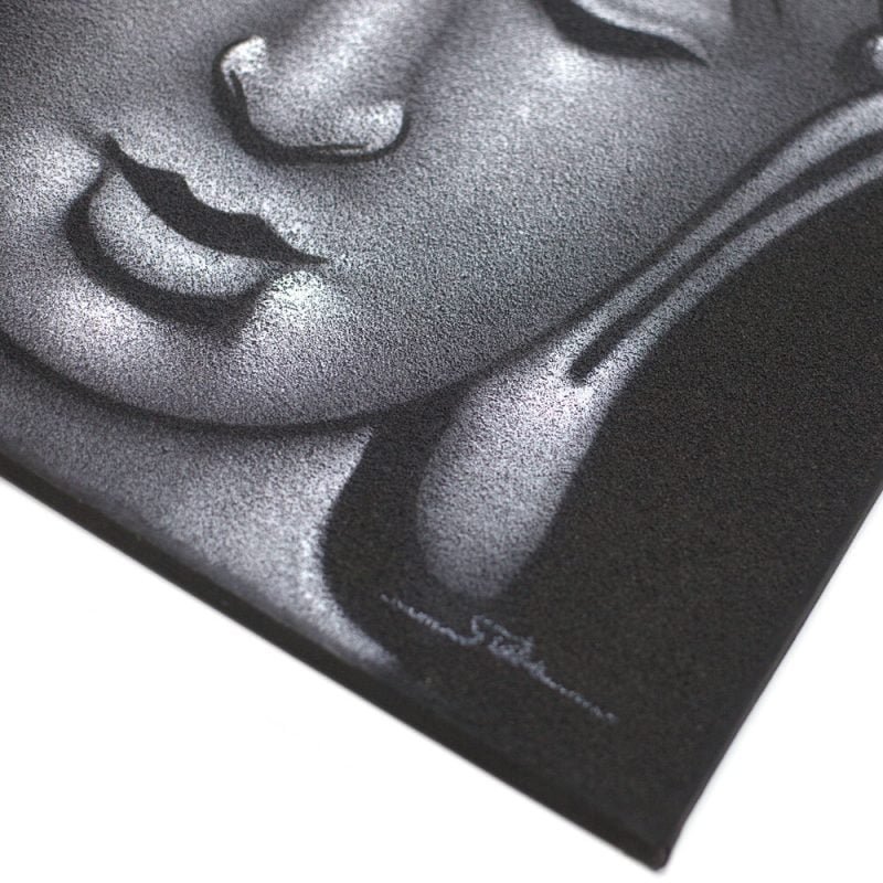 Tableau Bouddha Gris - Tableau Bouddha - Yogazen