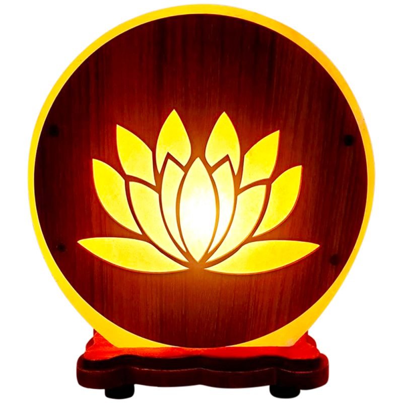 Lampe de Sel Fleur de Lotus - 5KG - Lampe de Sel - Yogazen