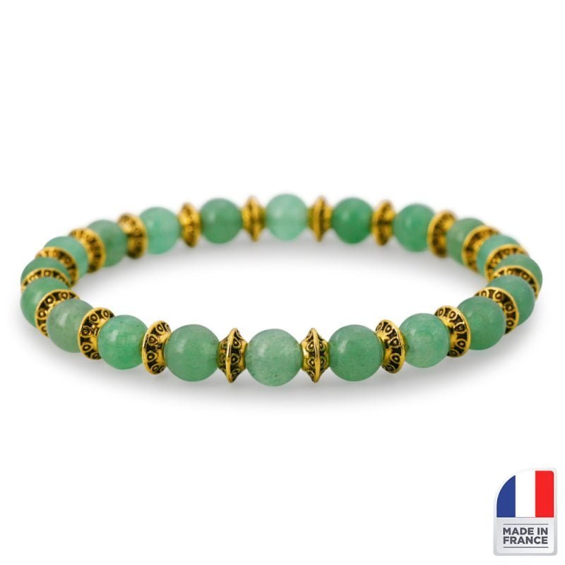 Bracelet Aventurine Verte - Créativité - Bijoux Artisanaux Pierres Naturelles - Yogazen